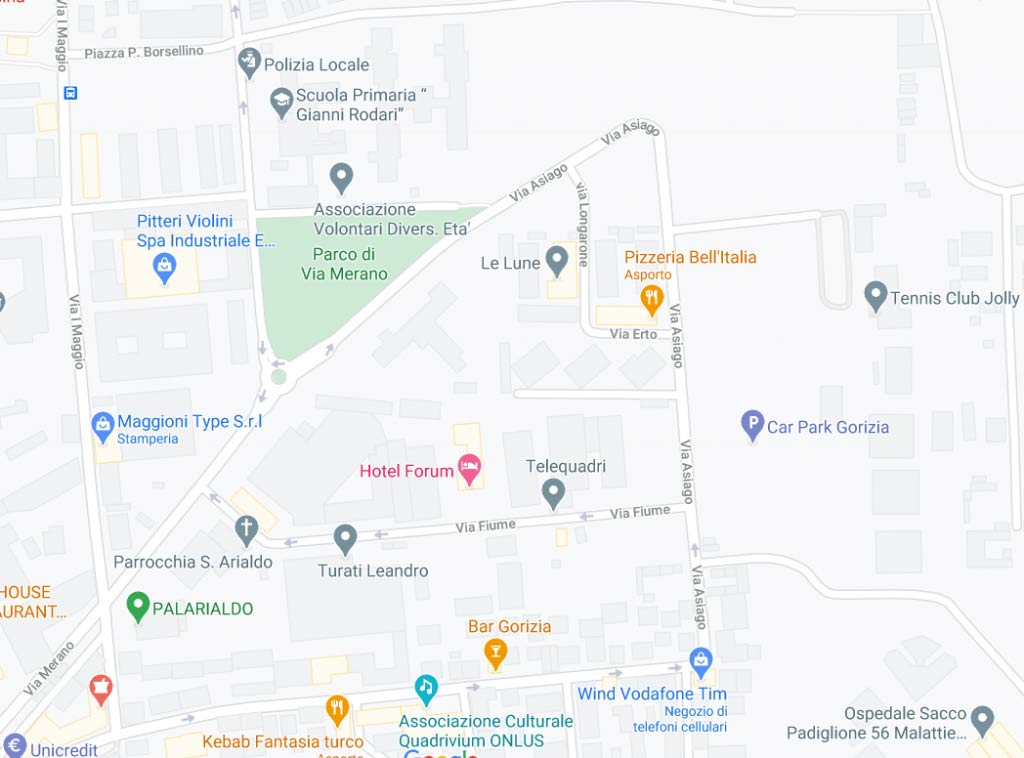 Mappa dei servizi nelle vicinanze di casa da comprare
